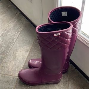 Quilted Hunter Boots